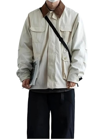 Men's Shirt Style Classic Cotton Oversize Casual Jacket Men's Shirt Style Classic Cotton Oversize Casual Jacket